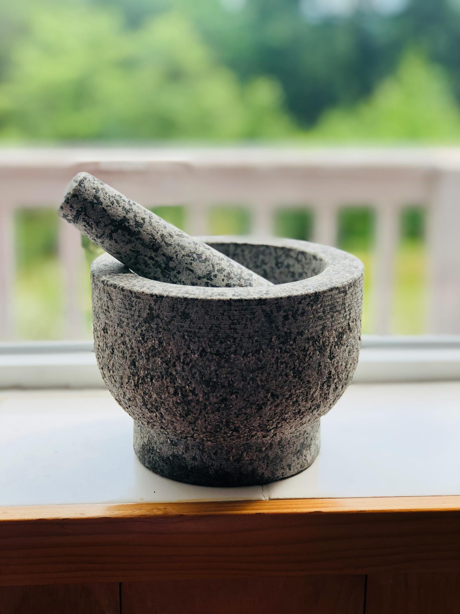 Old chakki turning, dust in the light