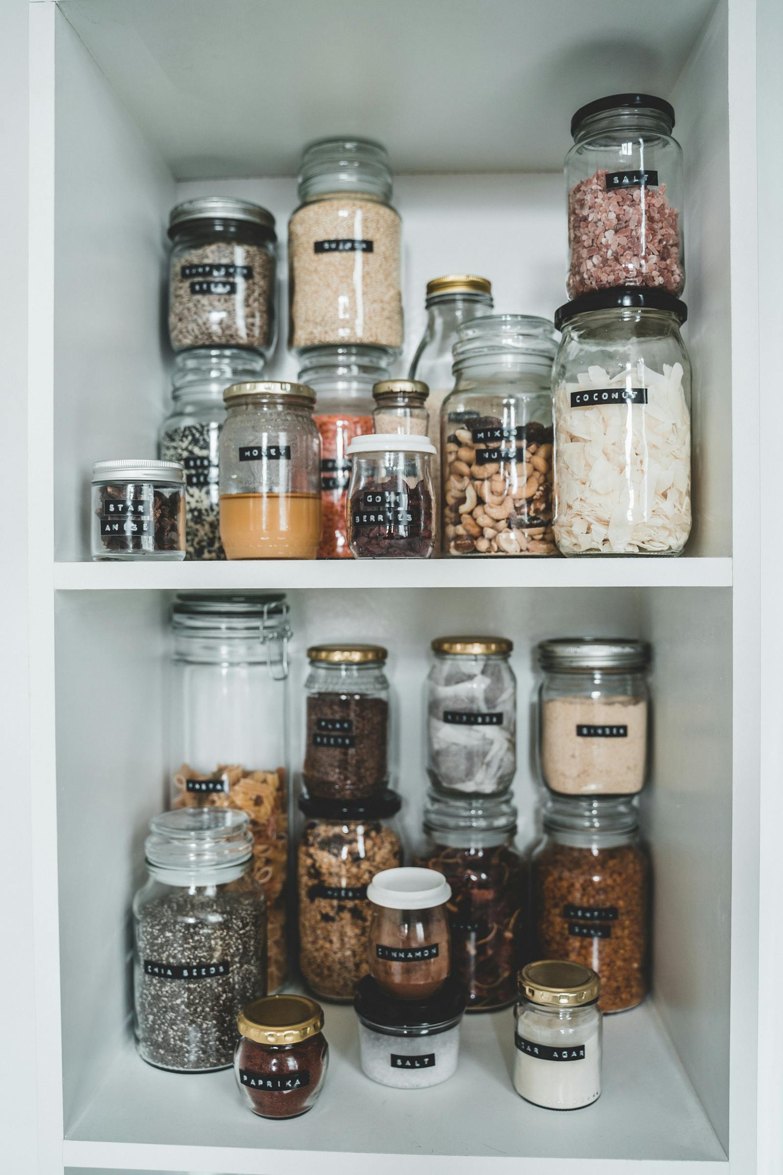 Gourmet grocer pantry shelf with Chakki Ghar packs