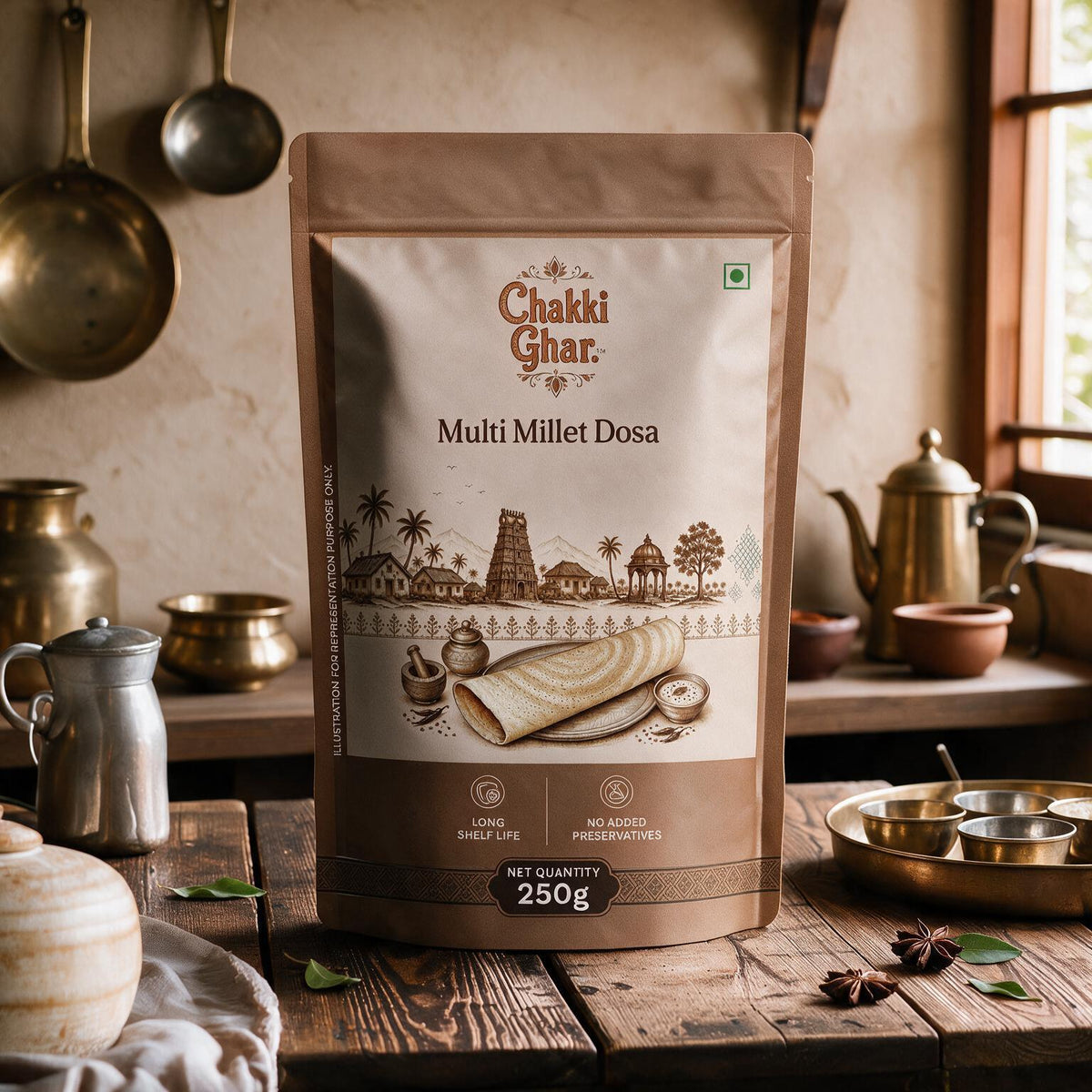 Multi Millet Dosa Mix | Long Shelf Life | No Added Preservative